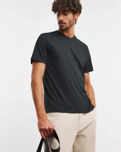 Pure Cotton V-Neck T-Shirt
