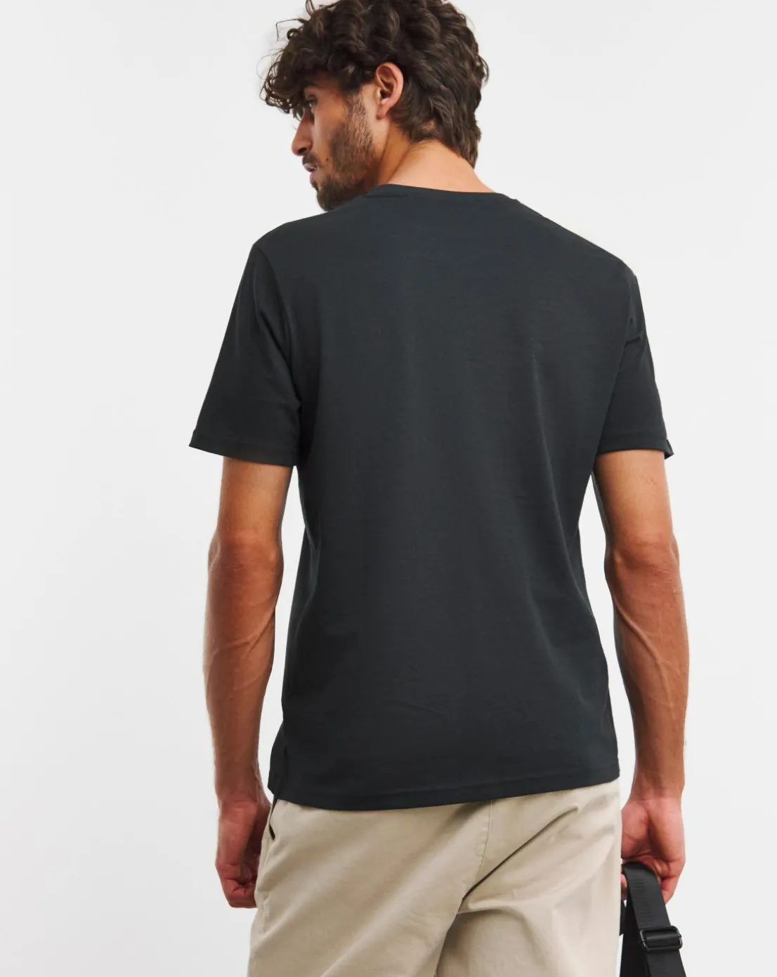 Pure Cotton V-Neck T-Shirt