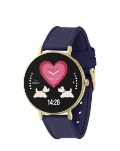 Radley Series 28 AMOLED Leather Strap Watch - Ink