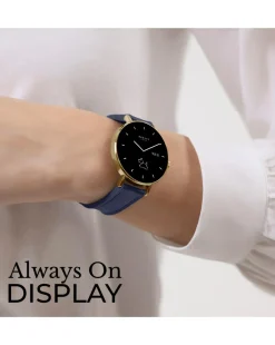 Radley Series 28 AMOLED Leather Strap Watch - Ink