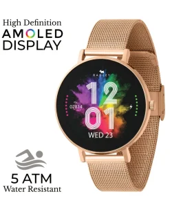 Radley Series 28 AMOLED Mesh Strap Watch - Rose Gold
