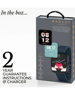 Radley Series 32 Silicone Strap Smart Watch - Navy