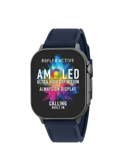 Reflex Active Series 29 AMOLED Calling Smart Watch - Blue