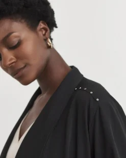 Religion Studded Waterfall Jacket