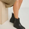 Rene Zip Detail Wedge Ankle Boots Extra Wide EEE Fit