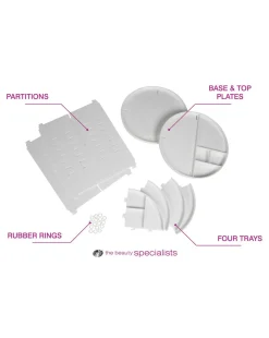 Rio Cosmetic & Brush 360 Degree Storage Carousel