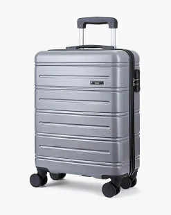 Rock Lisbon Cabin Suitcase - Light Grey