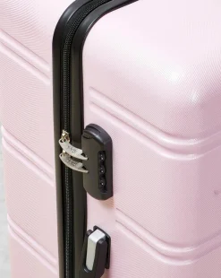 Rock Lisbon Cabin Suitcase - Powder Pink