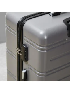 Rock Lisbon Cabin Suitcase - Light Grey