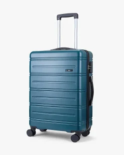 Rock Lisbon Medium Suitcase - Pine Green