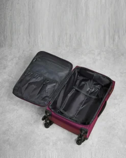 Rock Paris Cabin Suitcase - Purple