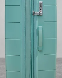 Rock Pixel 3pc Suitcase Set - Pastel Green