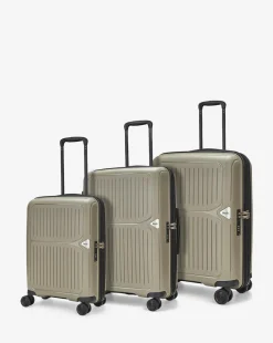 Rock Vancouver 3pc Suitcase Set - Pebble