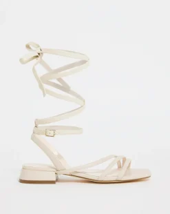 Rosalina Strappy Multi Wear Flat Sandals Ex Wide Fit