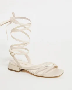 Rosalina Strappy Multi Wear Flat Sandals Ex Wide Fit