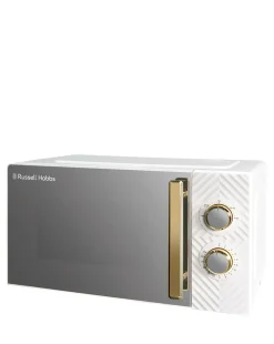 Russell Hobbs Groove 17 Litre Manual Microwave White
