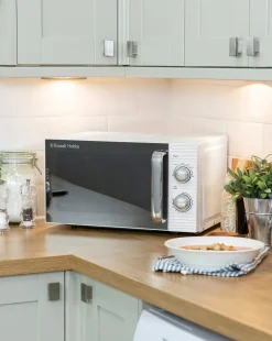 Russell Hobbs RHM1731 17Litre Inspire Compact Manual Microwave - White