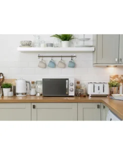 Russell Hobbs RHM1731 17Litre Inspire Compact Manual Microwave - White