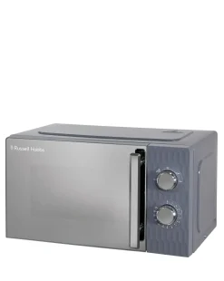Russell Hobbs RHMM715G 17Litre Textured Honeycomb Manual Microwave- Grey
