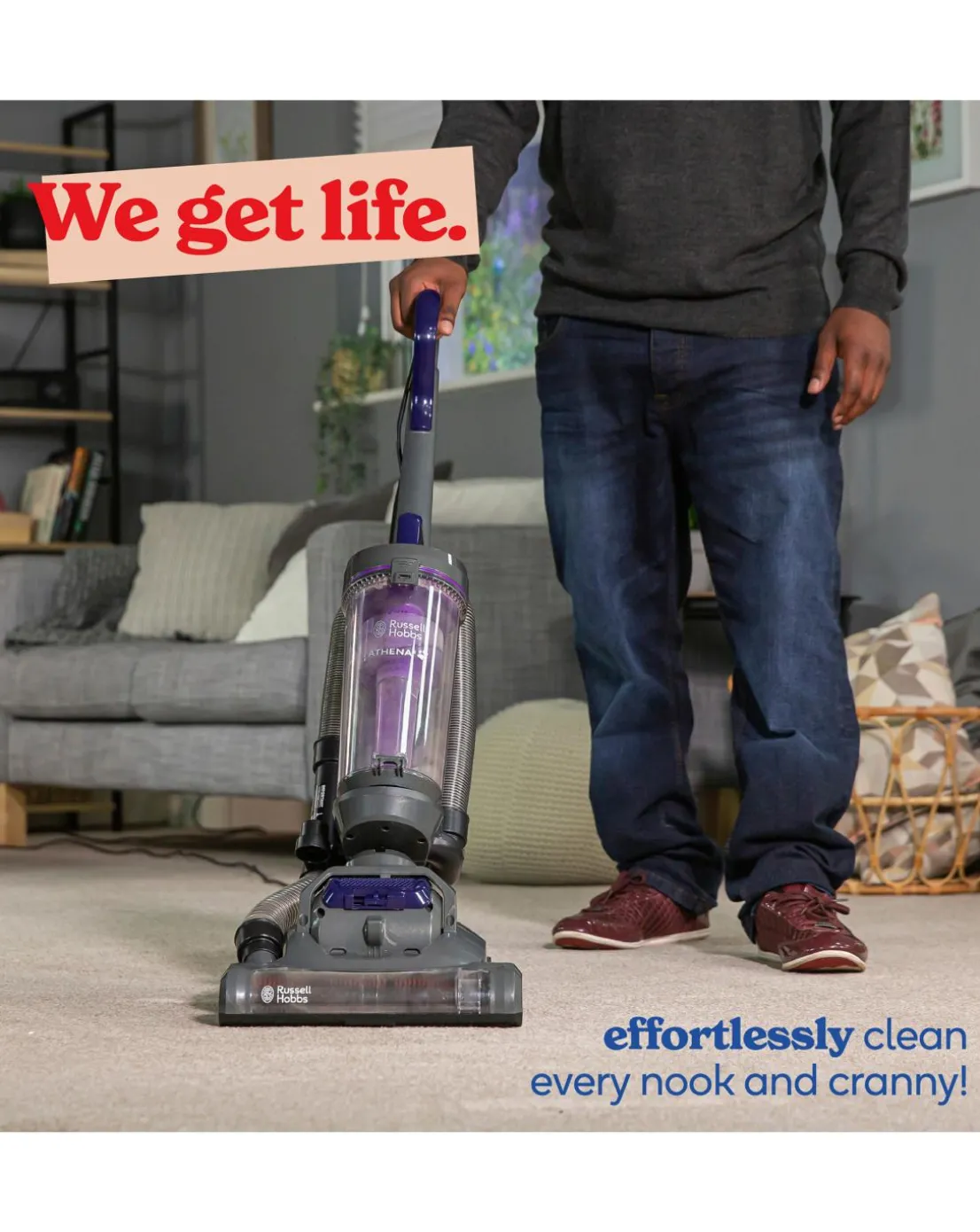 Russell Hobbs RHUV5601 Athena Pet Upright Vacuum