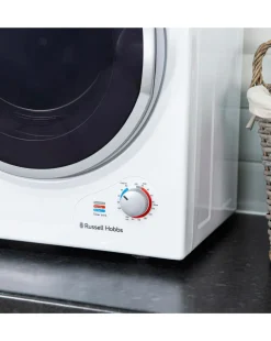 Russell Hobbs RH3VTD800 2.5kg Compact Vented Tumble Dryer - White