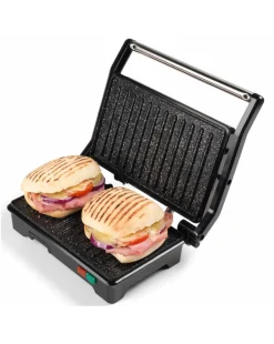 Salter EK2384MG Megastone Fold Out Compact Health Grill and Panini Maker