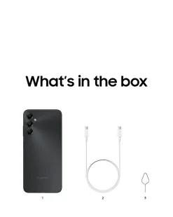 Samsung A05S 4G 64GB Black and Samsung Buds FE Graphite Bundle