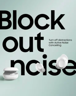 Samsung Galaxy Buds FE Wireless Earbuds - White