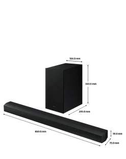 Samsung HW-B650D/XU 3.1ch 370W Soundbar with Wireless Subwoofer