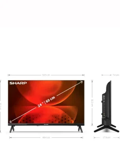 Sharp T-C24FH2KL2AB 24in Smart HD Android LED TV