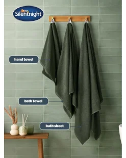 Silentnight Popcorn Pack of 2 Towels
