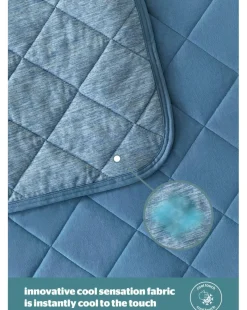 Silentnight Restore Cooling Lightweight Blanket Blue