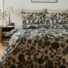 Silhouette Floral Duvet Cover Set