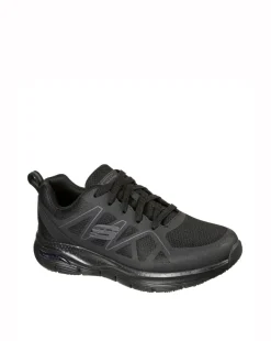 Skechers Lace-Up Athletic Trainers with Arch Fit Support - Black