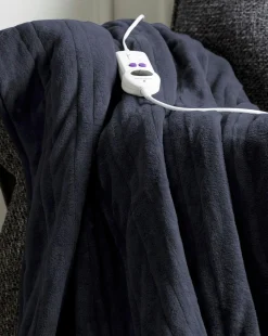 Slumberdown Comfy Hugs Navy Heated Throw