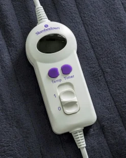 Slumberdown Comfy Hugs Navy Heated Throw