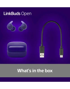 Sony LinkBuds Open Truly Wireless Earbuds with Ring Driver - Voilet