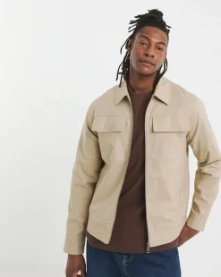 Stone Linen Harrington