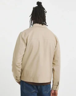 Stone Linen Harrington