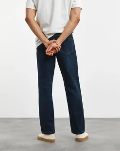 Straight Fit Stretch Jean Dark Wash