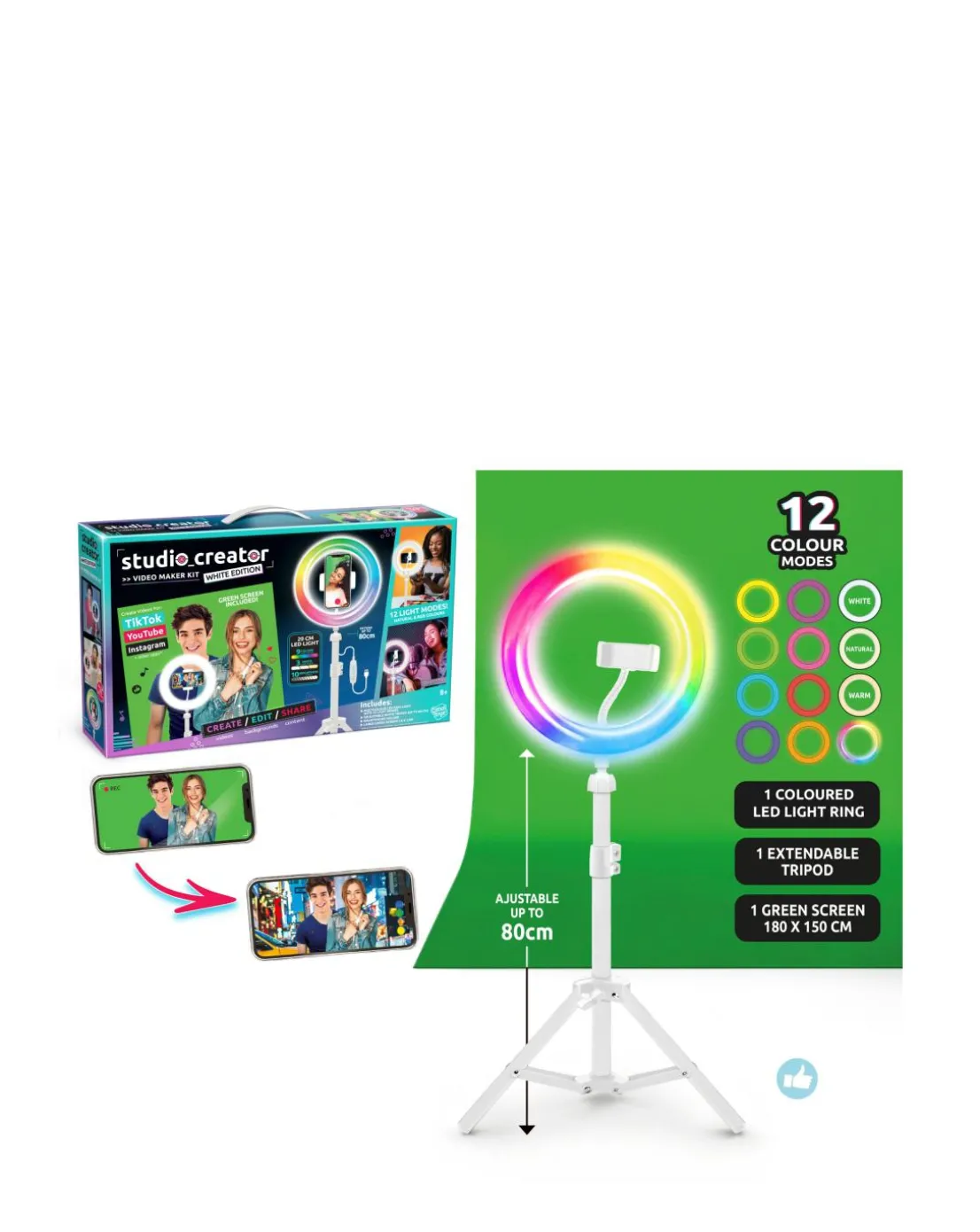 Studio Creator Video Making Ultimate Kit White