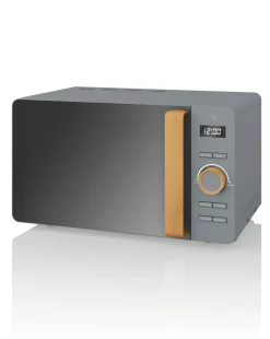 Swan SM22036LGRYN 20Litre Nordic Style Digital Microwave - Grey
