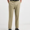 Tapered Fit Flat Front Trouser