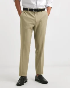 Tapered Fit Flat Front Trouser