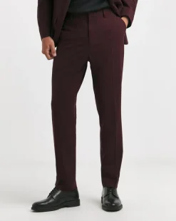 Tapered Fit Flat Front Trouser