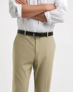 Tapered Fit Flat Front Trouser