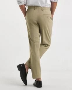 Tapered Fit Flat Front Trouser