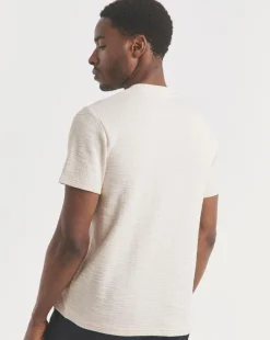 Textured Crew Neck T-Shirt