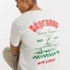 The Sopranos Back Graphic T-Shirt - Ecru