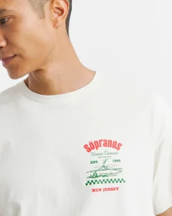 The Sopranos Back Graphic T-Shirt - Ecru